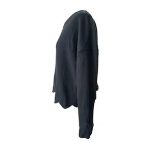Vineyard Vines Black Scallop Hem Crewneck Sweater Sweatshirt Womens Size Large L thumbnail 4