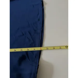 Abercrombie & Fitch Slip Dress Women’s Small Navy Satin Asymmetrical Neckline thumbnail 6