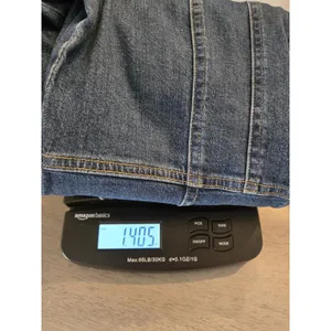Lands' End Safari Field Size XS 2-4 Denim Jacket Dark Wash 4 Flap Pocket Women thumbnail 12