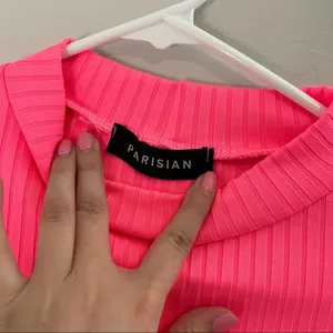 Neon Pink Bodysuit Size M thumbnail 4