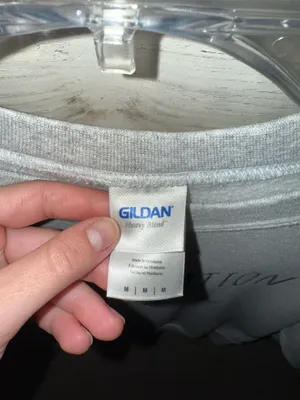Grey Gildan Big Blue Nation Crewneck thumbnail 3