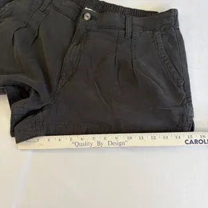 Aerie Charcoal Grey Cotton Lyocell High Waisted Shorts‎ XL Momcore Minimalist thumbnail 16