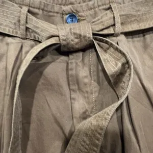 Free People Size 8 Hi Waisted Pegged 90's Crop Ankle Pants Brown Cotton‎ Women’s thumbnail 5