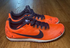Nike Zoom Rival D 10 Track Running Sneakers No Spikes Bright Mango Womens 6.5 thumbnail 1