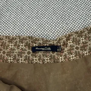 Massimo Dutti Women's Maxi Skirt, Size L Brown Flowy Long Side Zip Skirt thumbnail 5