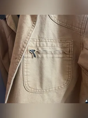 L.L. Bean Vintage Field Coat Chore Jacket Canvas button down thumbnail 11