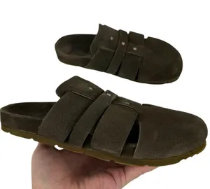 Free People Mule Clogs Sunday Season Khaki Green Slip On Women’s 36 USA 6 thumbnail 4