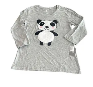 Panda pajama top size M Gray Size M thumbnail 1