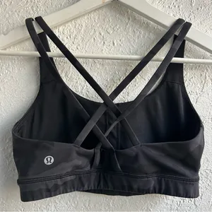 Lululemon Black Camouflage Sports Bra thumbnail 2