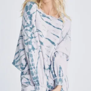 Wildfox Olivia Muse Spiral Dye Women’s Lavender & Blue Sweatshirt Size XS thumbnail 4