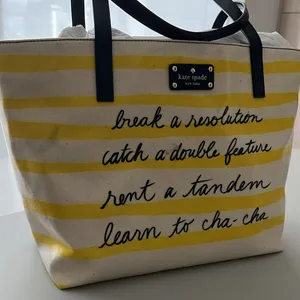 Kate Spade "Break a Resolution" tote bag NWT thumbnail 3