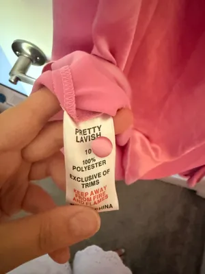 Pretty lavish slip dress Pink Size 6 thumbnail 3