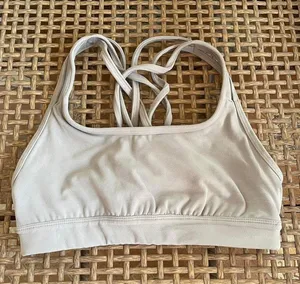 Athleta Gray Sports Bra thumbnail 1
