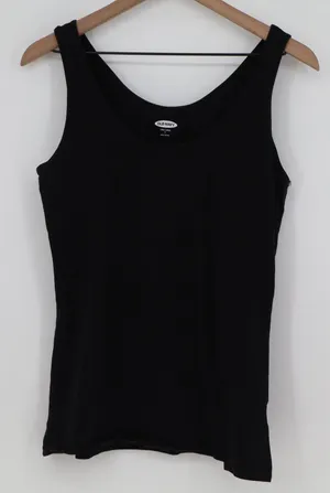 Old Navy Tank Top Womens L First-Layer Black Scoop Neck Sleeveless Excellent thumbnail 1