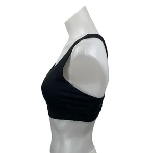 Lululemon Women's Black Sleeveless Strappy Workout Yoga Athletic Sports Bra 6 thumbnail 2