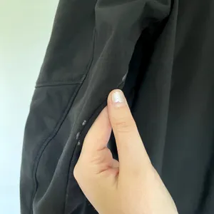The North Face black full zip jacket pockets women's size 12 athletic warm thumbnail 9