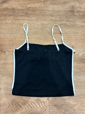 Princess Polly black and white tank top  thumbnail 2