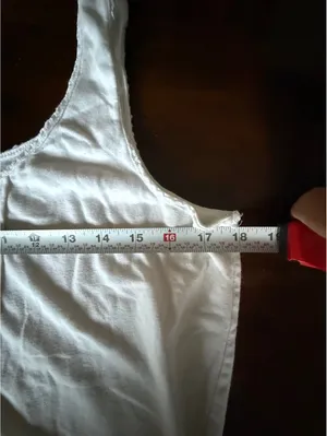 Lauren Ralph Lauren White Cotton Blend Tank Top Size Large thumbnail 8
