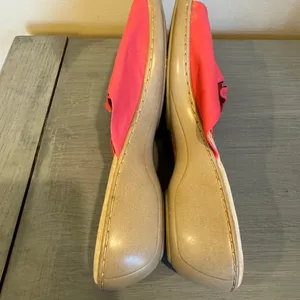 Softspots Pink Coral Leather Open Toe 11 W‎ Style 7302612 Style Floral thumbnail 4