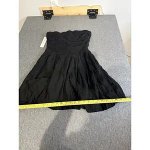Princess Polly Rashida Strapless Mini Black Dress Size 8 NWT thumbnail 8