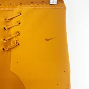 Nike Dri Fit Womens Faux Lace Western‎ Tulip Hem Leggings Size M Burnt Sienna thumbnail 5