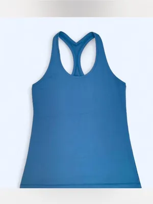 lululemon Cool Racerback II Tank Top Dark teal 6 yoga Pilates activewear gym thumbnail 5