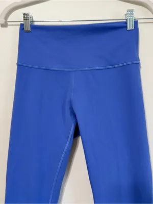 Lululemon Wunder Train HR Tight Size 6 Cropped 23" Leggings Wild Indigo thumbnail 3