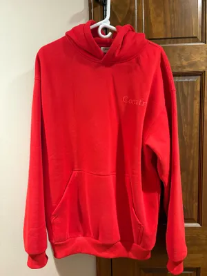 Comfort Hoodie Red Size M thumbnail 1