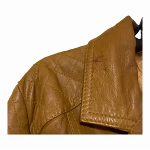GUESS LOS ANGELES Womens Distressed Genuine, Leather Motorcycle Moto Jacket Coat thumbnail 7