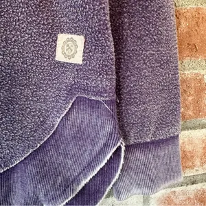 Champion LSU Tigers Crewneck Sweatshirt Distressed Womens Medium Oversized Purple College thumbnail 4