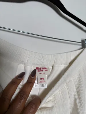 White Tiered Peasant Long Skirt thumbnail 2