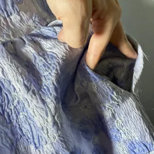 Altar'd State Jacquard Corset Gown Women’s M (6-8) Maxi Dress Blue Skye Floral thumbnail 4