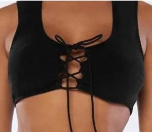 Savage x Fenty black cropped top Size XS thumbnail 1