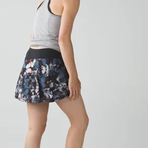 Lululemon Pace Rival Skirt Biggie So Fly Butterfly Pizzazz Print‎ Size 4 thumbnail 2