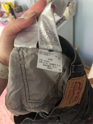 Levi's Black 501 shorts thumbnail 3
