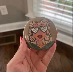 CUSTOM HOMEMADE GAMDAY PIN Orange thumbnail 3
