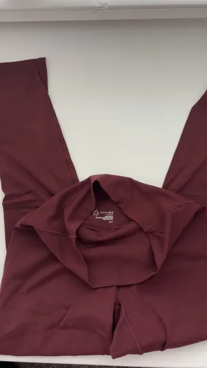 maroon aerie leggings  thumbnail 3