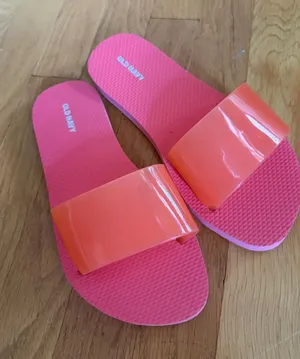 Old Navy Pink Sandals Slides Size 7 thumbnail 1