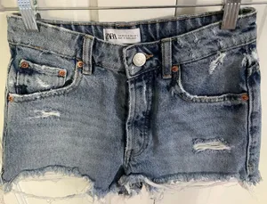 Zara Denim Jean Shorts thumbnail 1