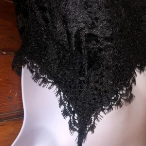 Black Spaghetti Top Blouse thumbnail 4