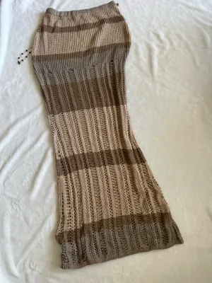 Outcast Clothing Natasha Maxi Skirt Neutral thumbnail 11