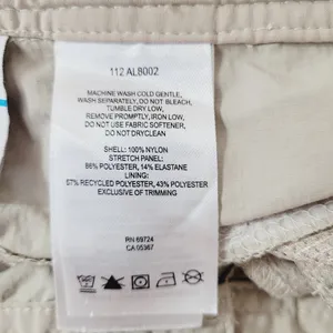 Columbia Khaki Nylon Convertible Rip Stop Outdoor Hiking Tactical Pants thumbnail 7