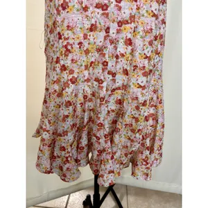 Lulus Babydoll Y2K Mini Dress Roses Floral Hippie Boho Cottage Sundress Medium thumbnail 14