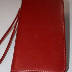 Liz Claiborne Wallet/Wristlet, Red Initialed  "J" thumbnail 2