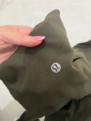 Lululemon Align High-Rise Pant 25" Dark Olive Leggings Size 0 thumbnail 4