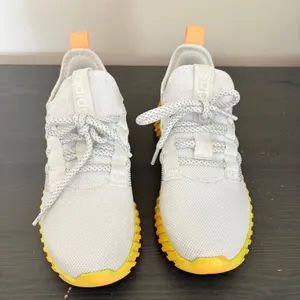 Adidas Sneaker Kaptir Flow 6 White Yellow Orange Gradient Chunky Mesh Athletic thumbnail 12