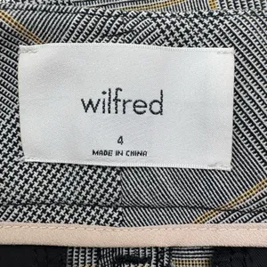 Aritzia Wilfred Jallade Gray Plaid Trousers Pants size 4 $158 thumbnail 11