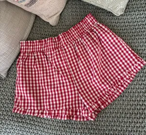 amazon viral gingham ruffle shorts thumbnail 1