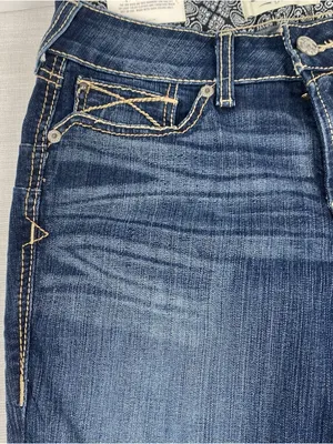 Ariat Women's Dark Blue Bootcut Jeans - REAL Denim thumbnail 7