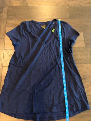 New With Tags Lilly Pulitzer Navy Etta Top Sz M thumbnail 6